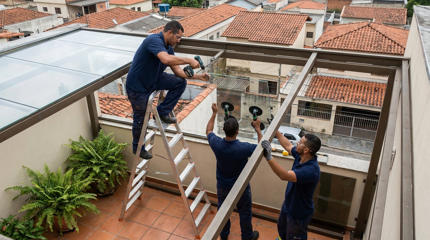 Cobertura de Vidro em Sorocaba‑SP