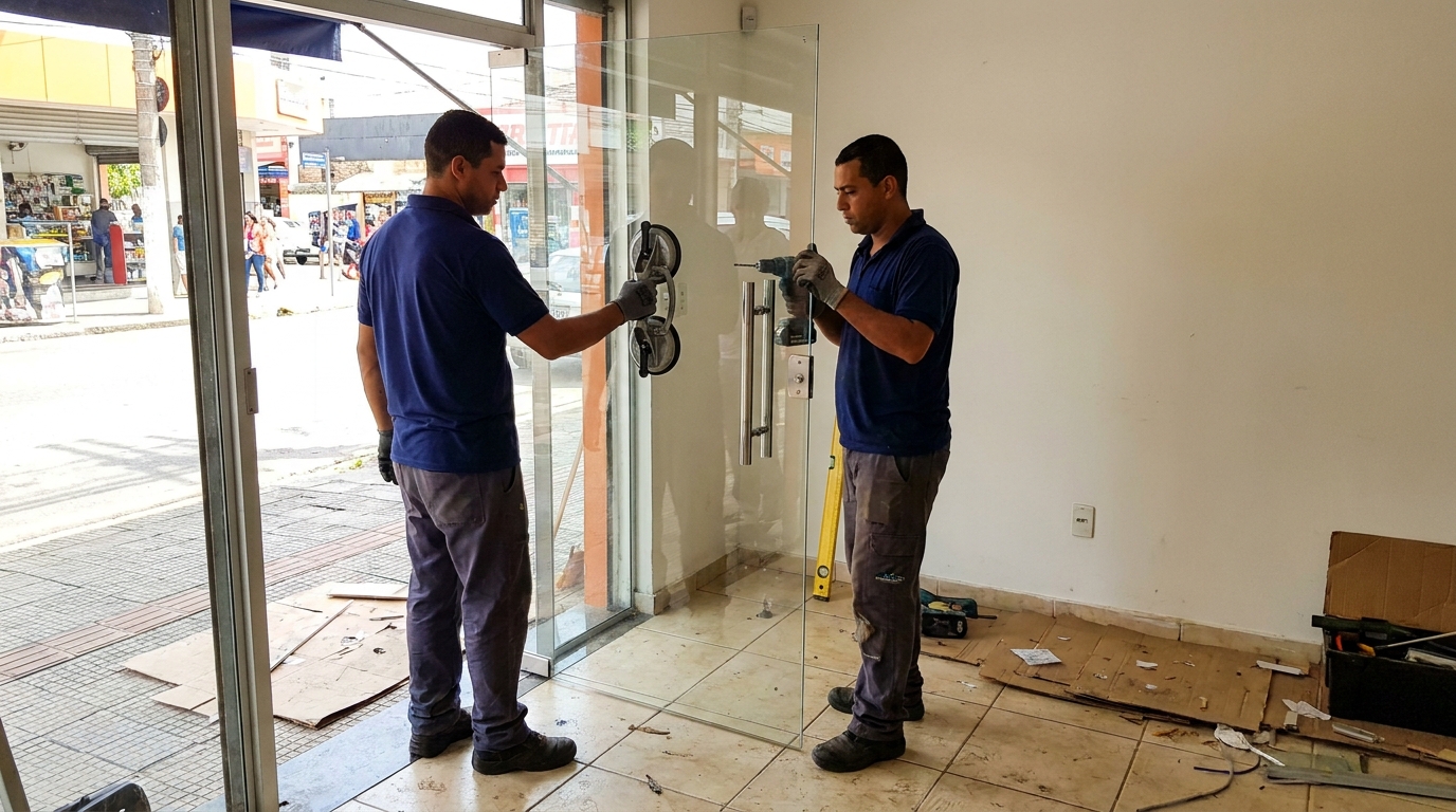 Portas em Vidro em Sorocaba‑SP
