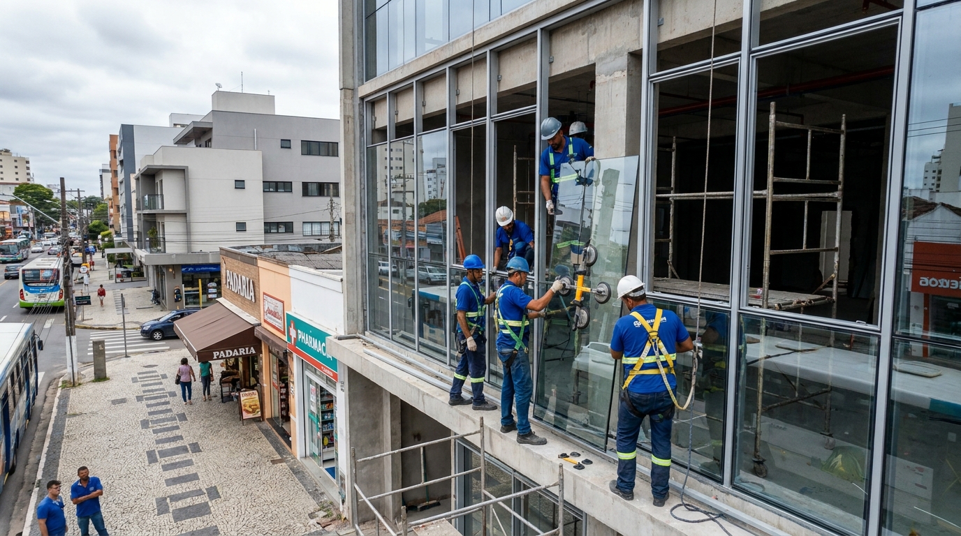 Fachada de Vidro em Sorocaba‑SP